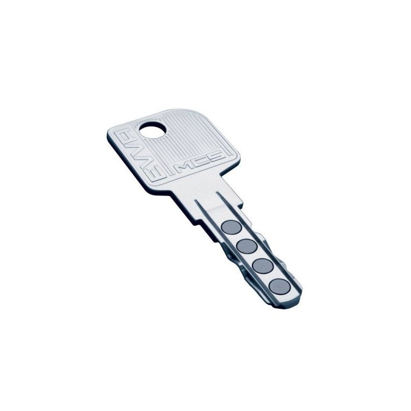 Kit Escudo Protector Alta Seguridad Disec B280 Serie ROK + Bombín EVVA MCS Alta Seguridad Magnético 5 Llaves - Sin Pomo