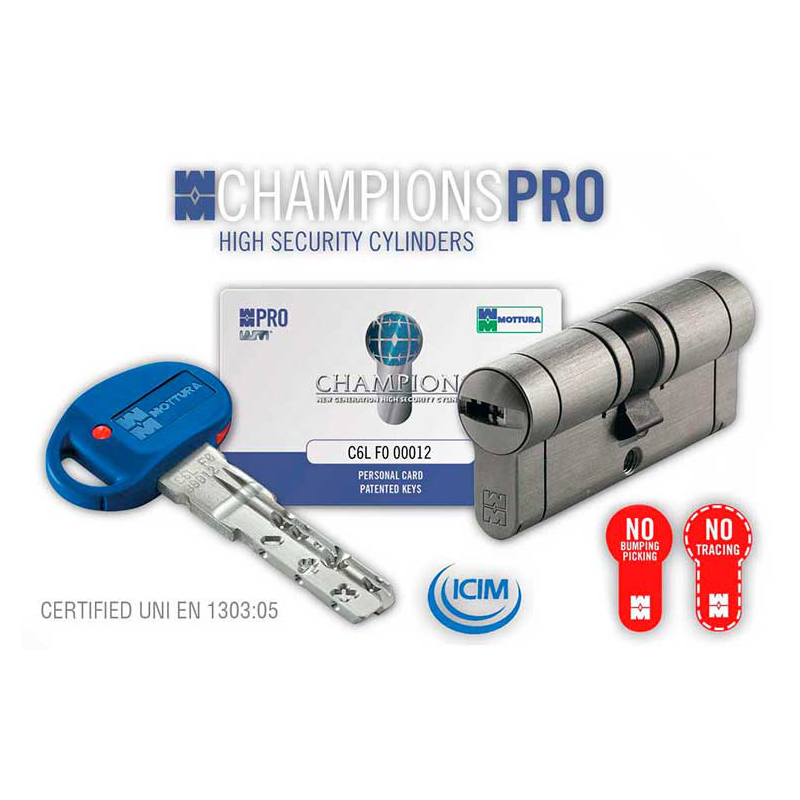 Cilindro Mottura Antibumping Champions Pro