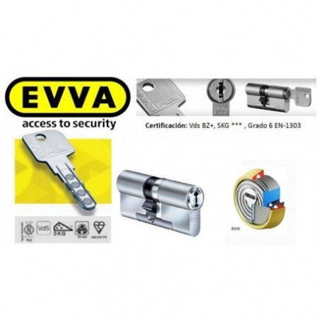 Kit Escudo Protector Alta Seguridad Disec B280 Serie ROK + Bombín EVVA MCS Alta Seguridad Magnético 5 Llaves - Sin Pomo Kit Escudo Protector Alta Seguridad Disec B280 Serie ROK + Bombín EVVA MCS Alta Seguridad Magnético 5 Llaves - Sin Pomo