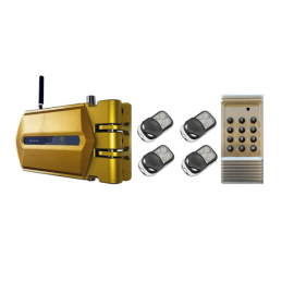 Cerraduras Goldenshield + 4 mandos a distancia + 1 mando generador de códigos