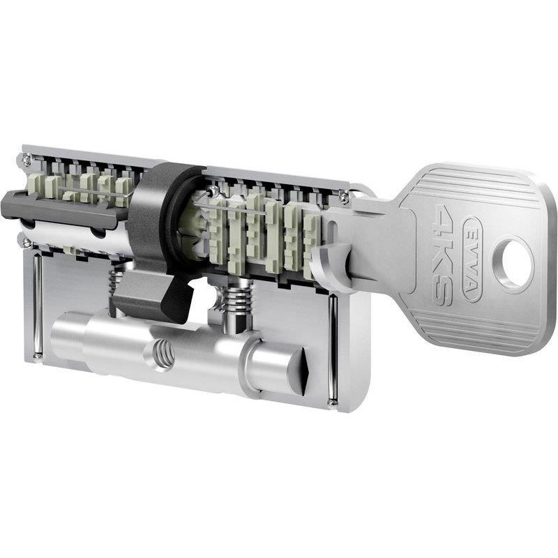 Bombín Antibumping EVVA 4KS Alta Seguridad 5 Llaves (Perfil Europeo)