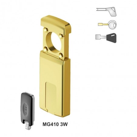 Escudo Protector magnetico DISEC  MG 410 (Perfil redondo  55 mm)
