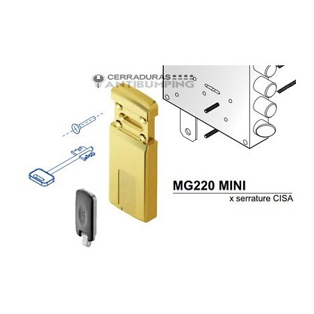 Escudo protector magnético DISEC cerradura gorja, MG220Mini