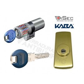 Kit Escudo Protector Disec LG280ARC + Bombín KABA Expert Plus (Perfil Suizo Arcu)