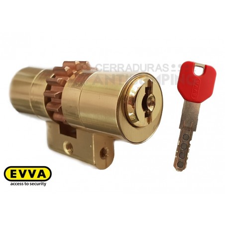 Bombín EVVA MCS  Alta Seguridad Magnético 5 Llaves con Pomo (Perfil Suizo para Arcu) Bombín EVVA MCS  Alta Seguridad Magnético 5 Llaves con Pomo (Perfil Suizo para Arcu)