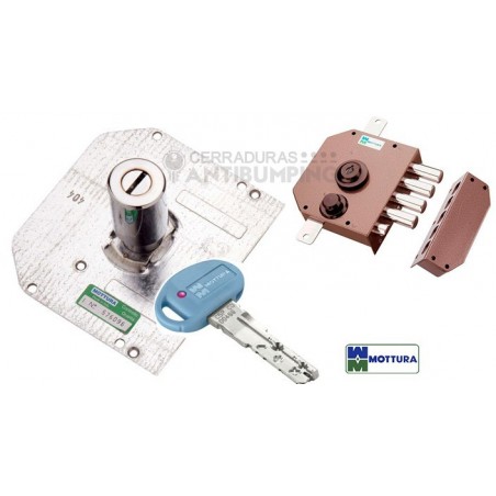 Bombín Mottura C-28 PLUS Antibumping para cerradura de Sobreponer (Serie 600)