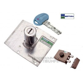 Bombín Mottura C-28 PLUS Antibumping para cerradura de Sobreponer (Serie 400)