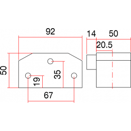 SAG BB5 DB - Candado de Seguridad para persiana 2