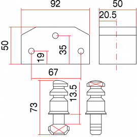 SAG BB6 - Candado de Seguridad para persiana 2