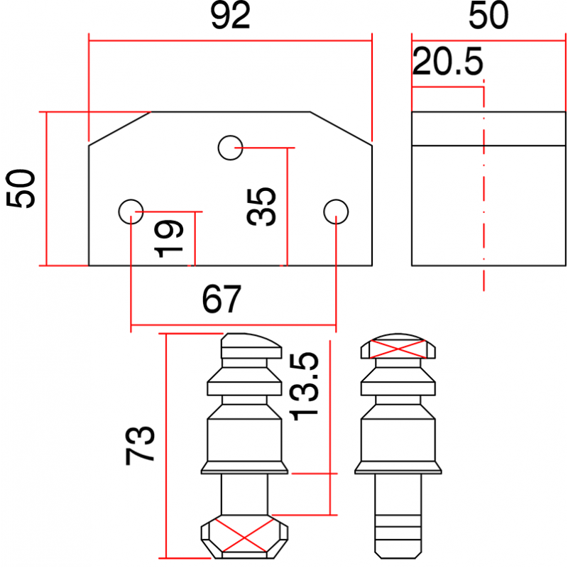 SAG BB6 IN - Candado de Seguridad para persiana