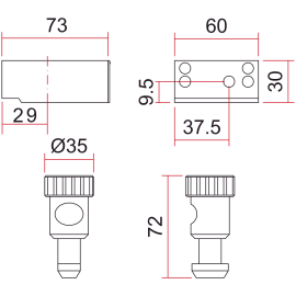 SAG CP4 - Candado de Seguridad para persiana 2