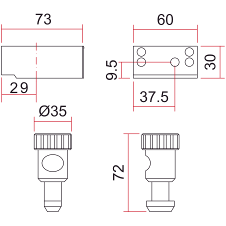 SAG CP4 - Candado de Seguridad para persiana