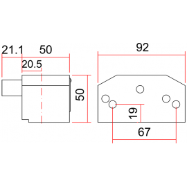 SAG CP5-DB - Candado de Seguridad para persiana 2