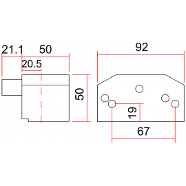 SAG CP5-IN - Candado de Seguridad para persiana 2