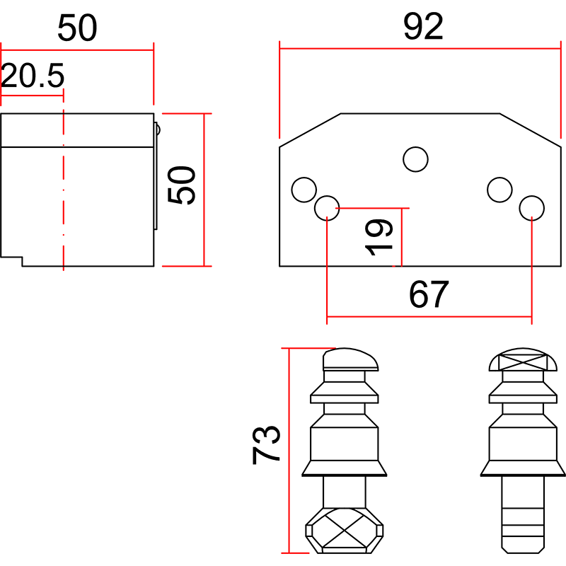 SAG CP6 - Candado de Seguridad para persiana