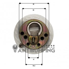 Escudo blindado de alta seguridad DISEC BD280 Serie ROK 2