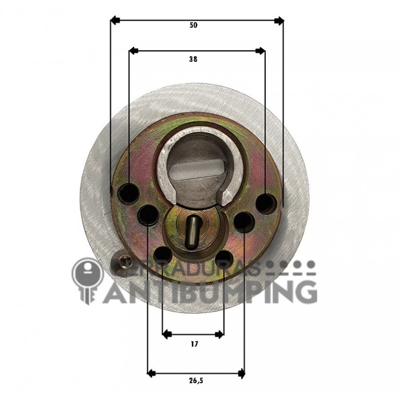 Escudo blindado de alta seguridad DISEC BD280 Serie ROK