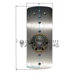 Escudo de alta seguridad c/placa DISEC Serie LG,280EZC ROK 2