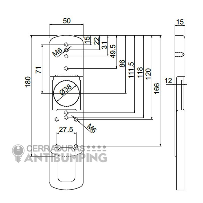 Escudo protector magnético polivalente DISEC MG060