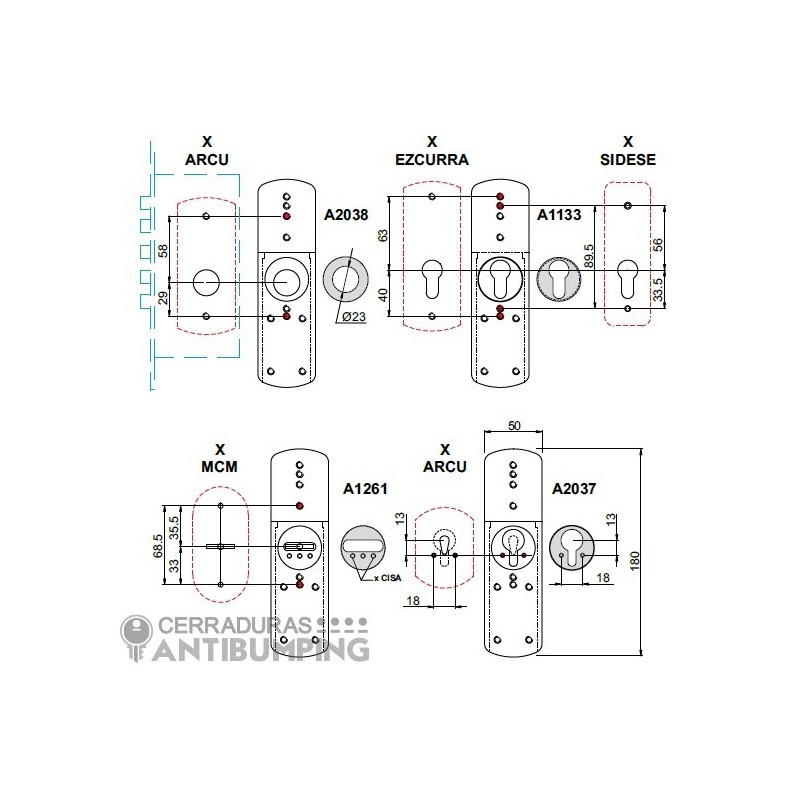 Escudo protector magnético polivalente DISEC MG060