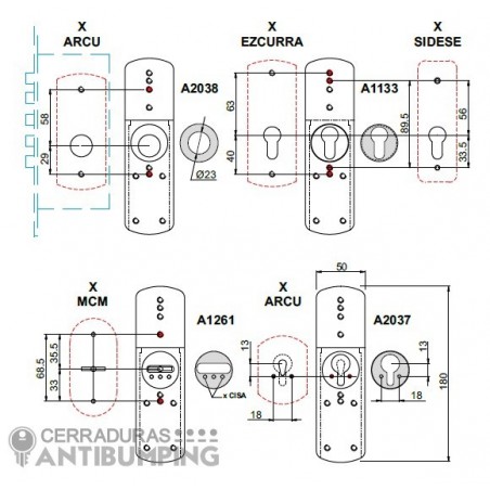 Escudo protector magnético polivalente DISEC MG060