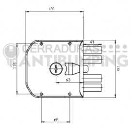 MOIA 432 - Cerradura de Sobreponer 2