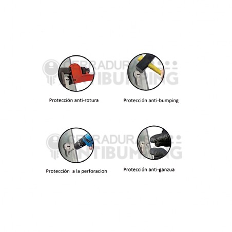 Inceca 303 Cobra 2 - Cerradura de Sobreponer