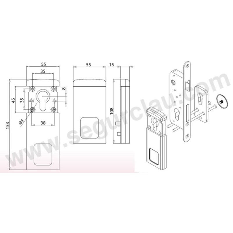 Escudo Protector Magnetico DISEC MG300 BC-3W