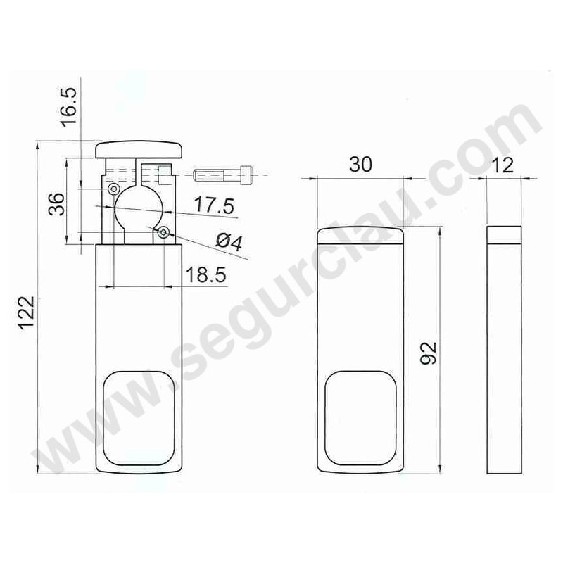 Escudo Protector Magnético Antivandálico DORCAS MG 30