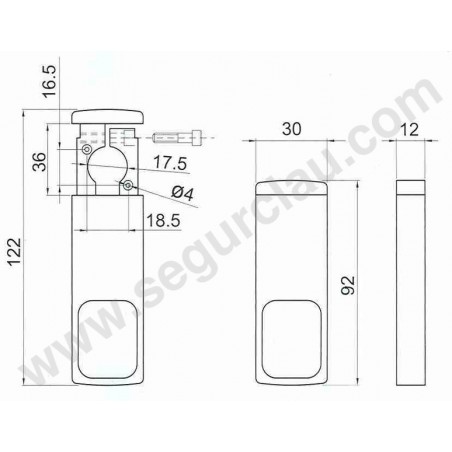 Escudo Protector Magnético Antivandálico DORCAS MG 30
