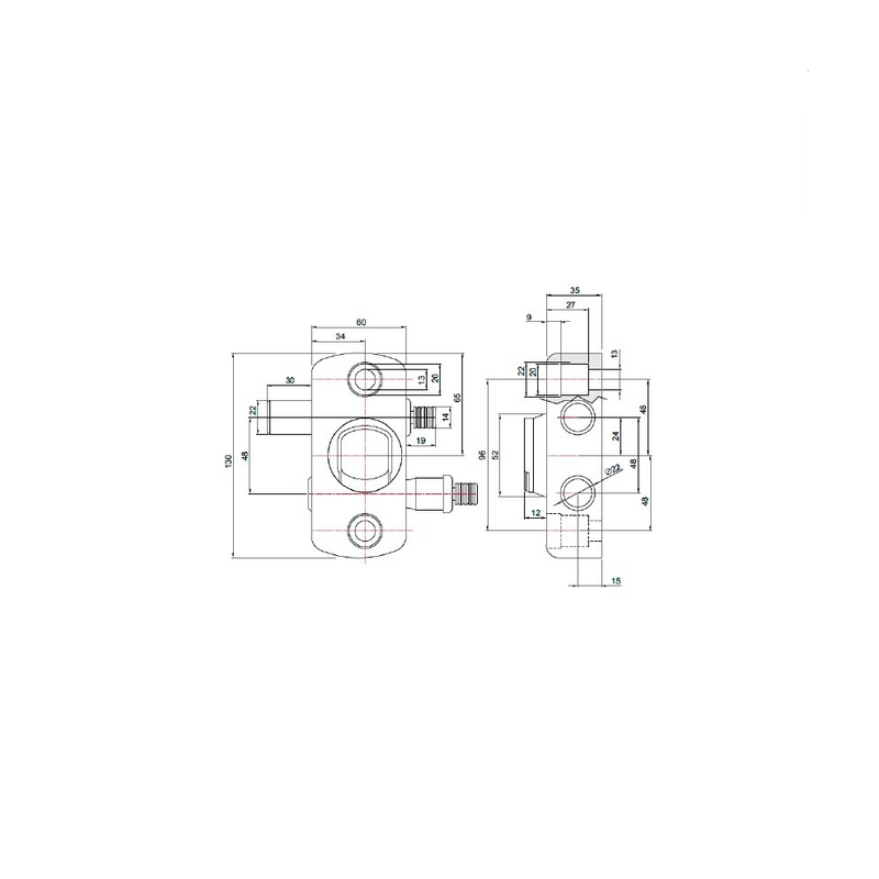 Cerradura Bloqueo Magnética DISEC MG710 (puertas enrollables de persiana)