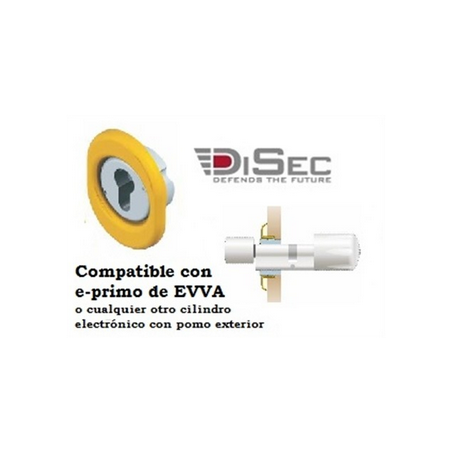 Escudo alta seguridad monolito para cilindros electrónicos e-primo DISEC