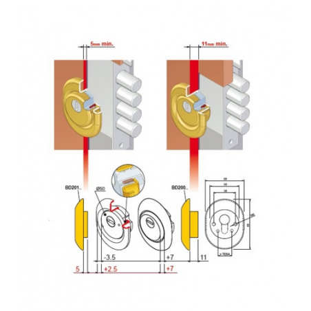 Escudo blindado de alta seguridad monolito DISEC (Serie ROK)