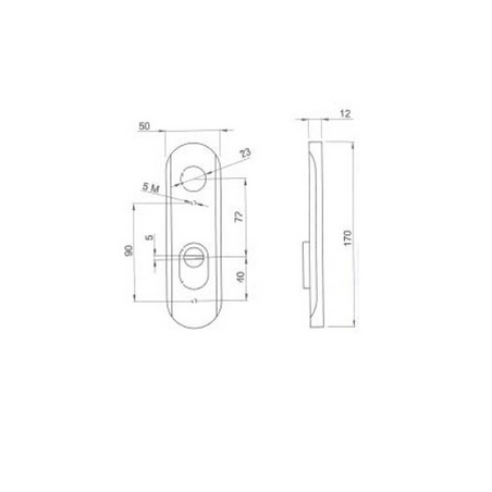 Escudo protector DISEC para puertas RF (cortafuegos)
