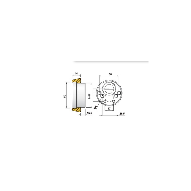 Kit Basico Bombin MAUER NW5 + Escudo DISEC BKS280 (Serie Kripton) 