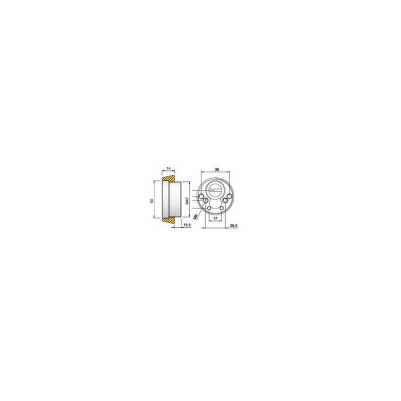 Kit Plus Escudo DISECBKS280 (Serie Kripton) + Cilindro MUL-T-LOCK MT5+ (Perfil Europeo)
