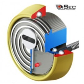 Escudo Protector Blindado Alta Seguridad con Alarma DISEC BD280LED-ROK dB+SIM