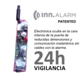 Escudo Protector Blindado Alta Seguridad con Alarma DISEC BD280LED-ROK dB+SIM 2